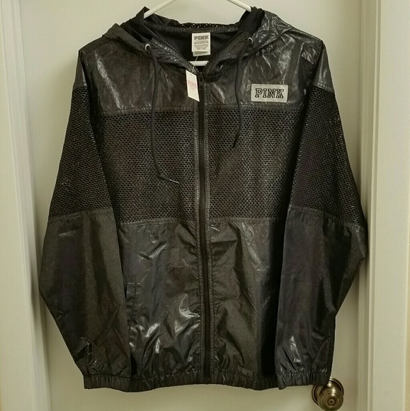 PINK Victoria's Secret Jackets & Blazers - NWT vs pink mesh windbreaker size xs/S